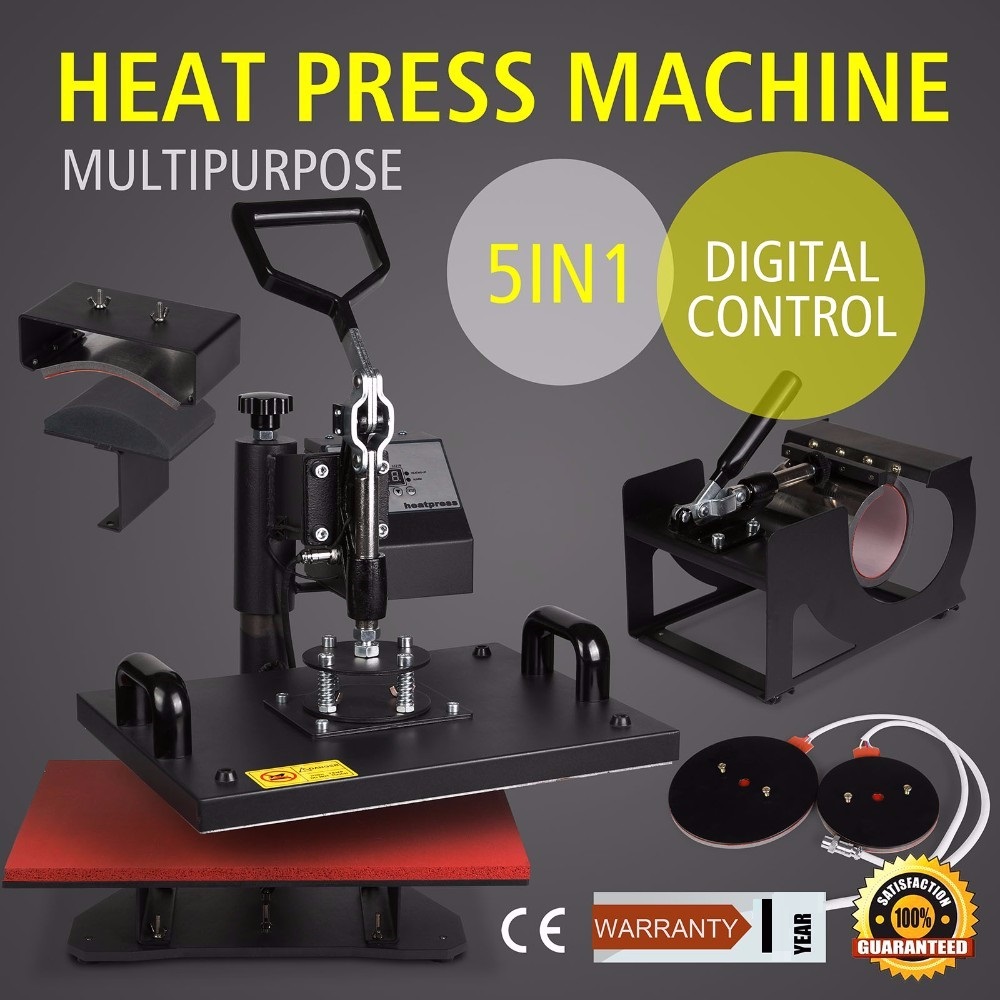 5 In 1 Digital Heat Press Machine Sublimation Printing 2
